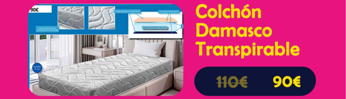 Colchón Damasco Transpirable